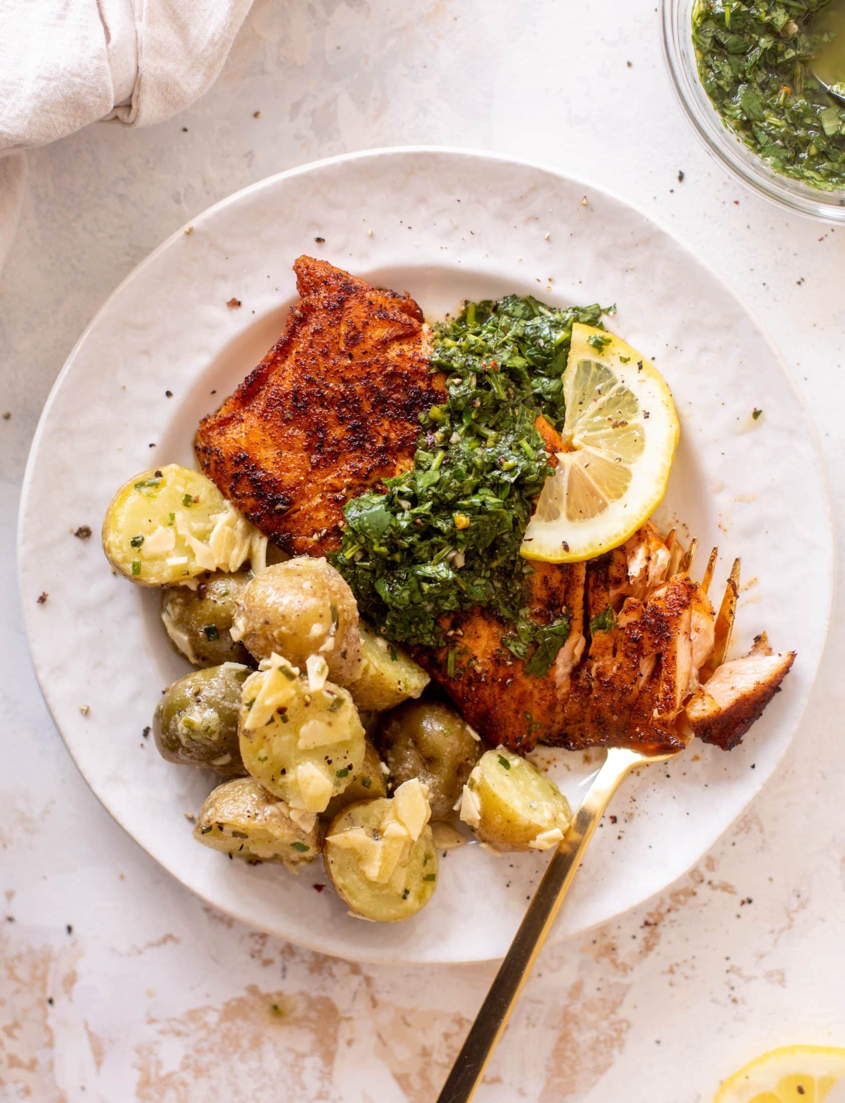 chimichurri salmon